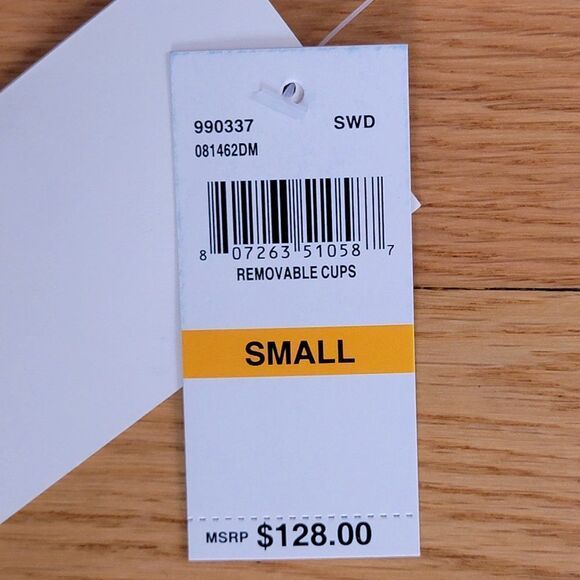 Becca by Rebecca Virtue Fine Line Tessa Crossover High Neck One-Piece Size Small - Picture 5 of 16